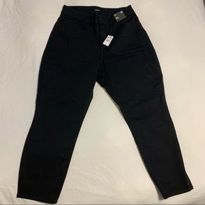 Express Curvy Skinny High Rise Black Jeans